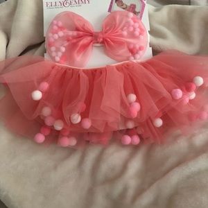 ‼️FINAL PRICE ‼️ 2 piece tutu set 0-6 months. NWOT